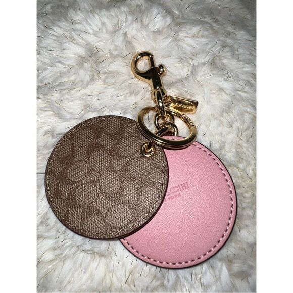 🌹🌹New! || Coach Mirror Bag Charm Keychain Msrp:$78.00 - Picture 2 of 4